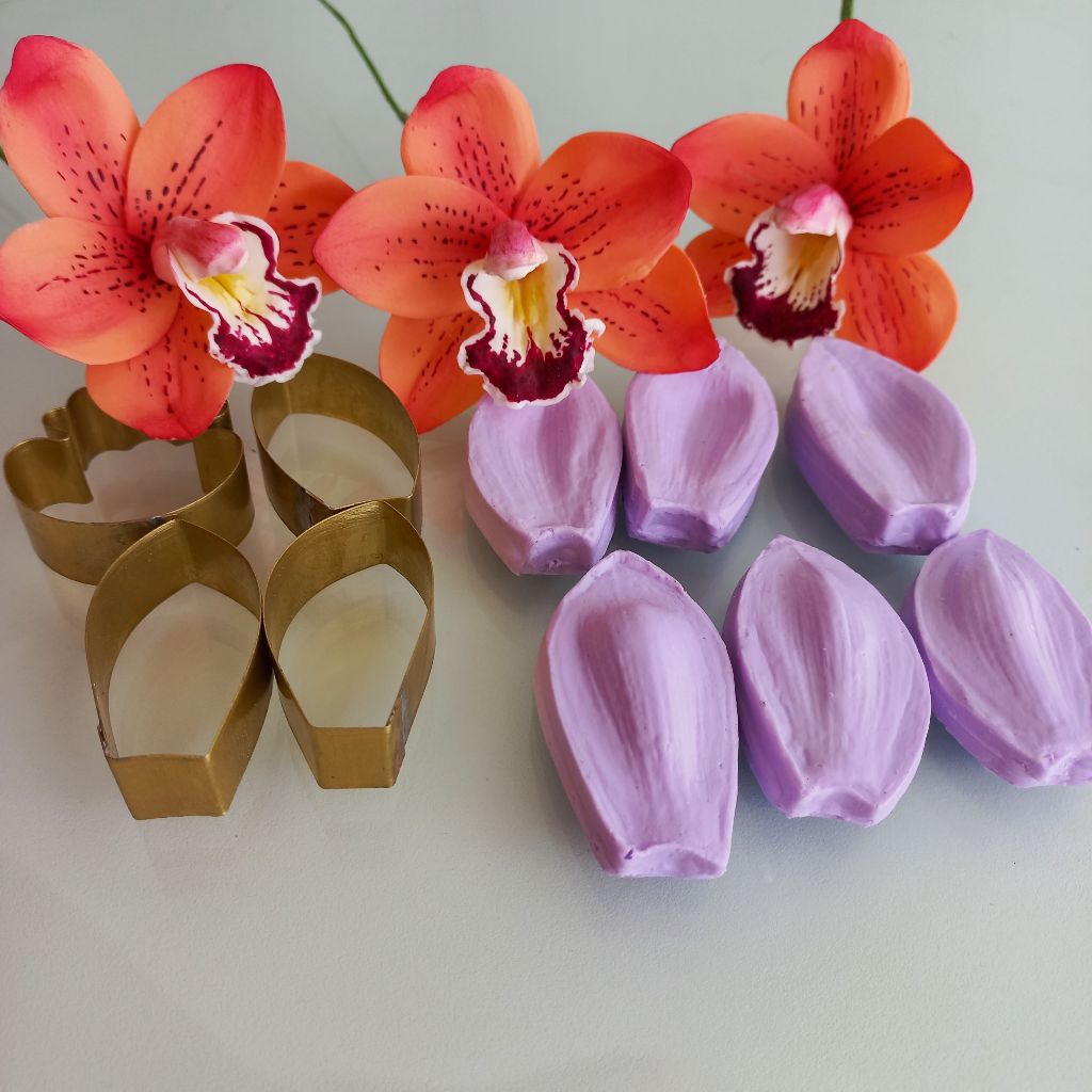 Kit cortador e frisador da orquídea cymbidium M