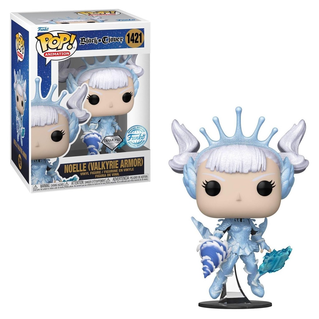 FUNKO POP ANIMATION BLACK CLOVER DIAMOND COLLECTION EXC - NOELLE VALKYRIE ARMOR 1421 NOVO ORIGINAL