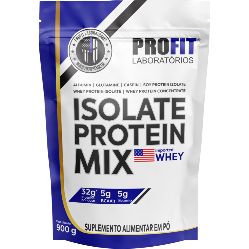 Isolate Protein Mix Whey Protein 900g Profit Labs em Oferta na Shopee