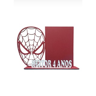 15 Porta Retrato Homem Aranha Vermelho em Oferta na Shopee