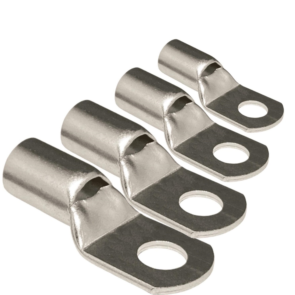 Kit Terminal Olhal Compressão 35mm Furo 8mm M8 SC35-8 Cobre Estanhado em Oferta na Shopee