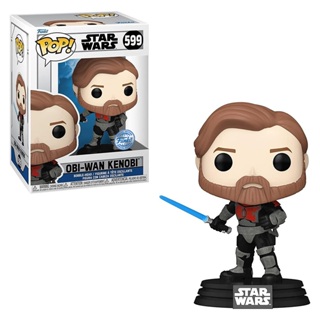 FUNKO POP STAR WARS WARS EXCLUSIVE - OBI-WAN KENOBI 599 NOVO ORIGINAL em Oferta na Shopee