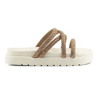 Sandália Feminina Papete Flat Birken Leve Brilho Macia Confortavel Slide Brilhante Estilosa em Oferta na Shopee