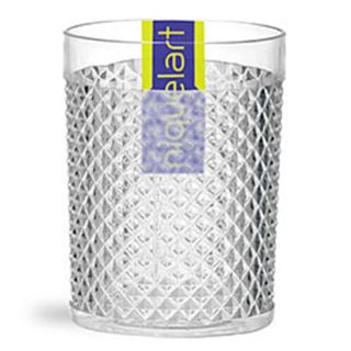 Copo Acrilico Branco 490ml Niquelart Linha Crystal Diamante 1 unidade em Oferta na Shopee