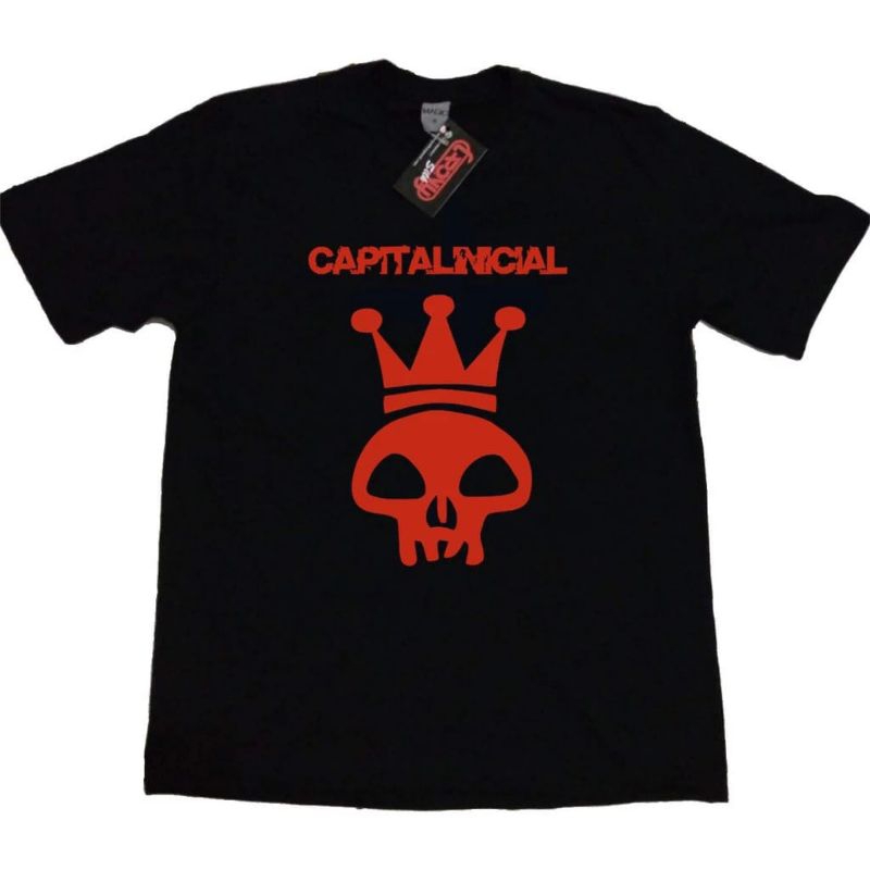 Baby Look - Capital Inicial, Vermelho- Camiseta Estampada, Feminina, Camiseta Boa, Confortável de Ótima Qualidade E Excelente tecido, 100% Algodão