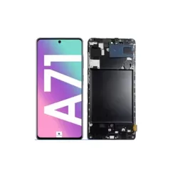 Frontal Touch Lcd Display Tela Compatível Galaxy A71 A715 Incell e Original Oled Com Aro