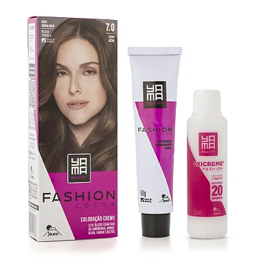 Coloração Yamá Beauty Care Mini Kit Fashion Color 7.0 em Oferta na Shopee