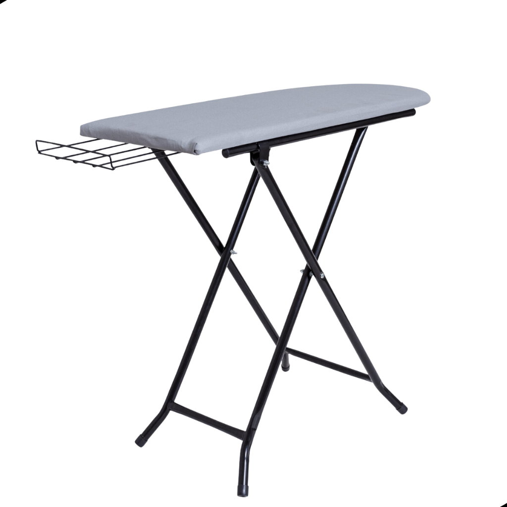 Mesa Tabua De Passar Roupa Suporte Porta Ferro Extra Forte Com 3 Medidas D Regulagem Resistente 98cm