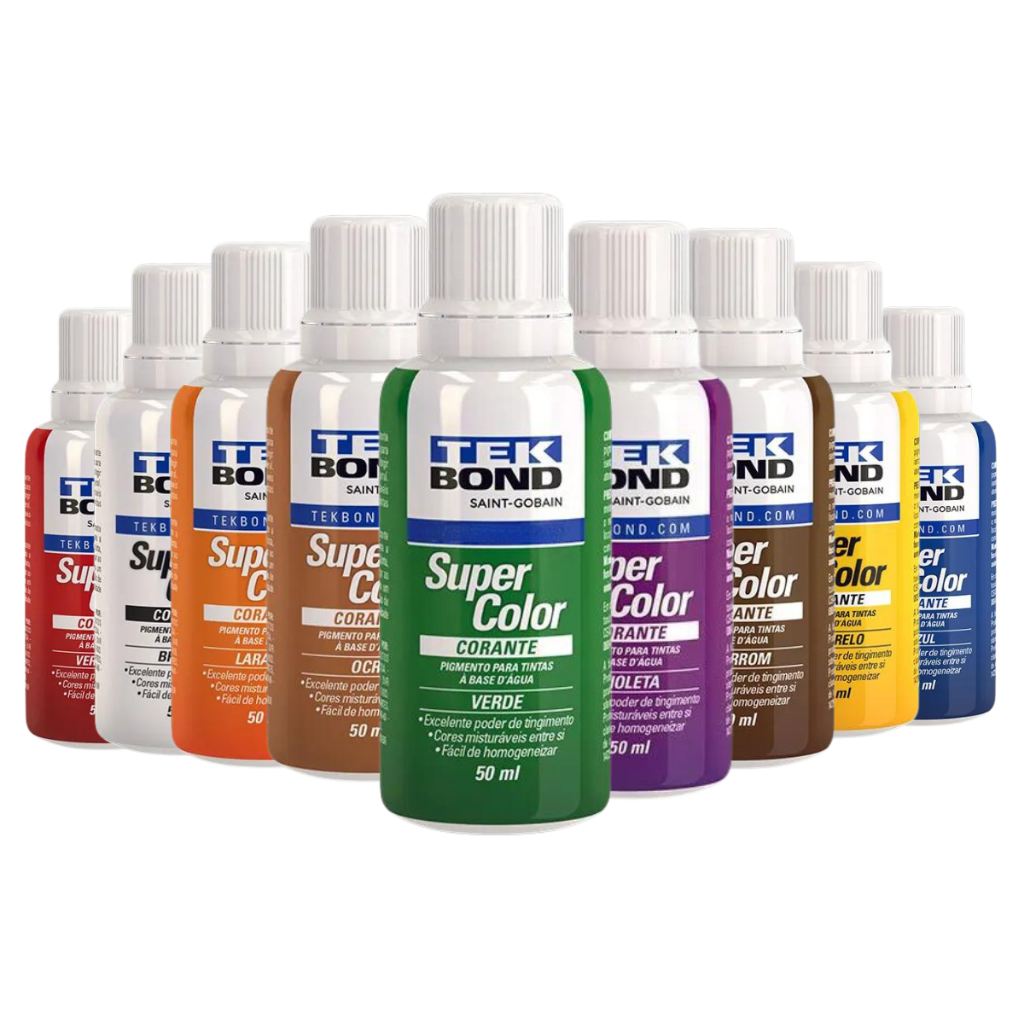 Corante Líquido À Base D'Água 50 Ml Super Color Tek Bond