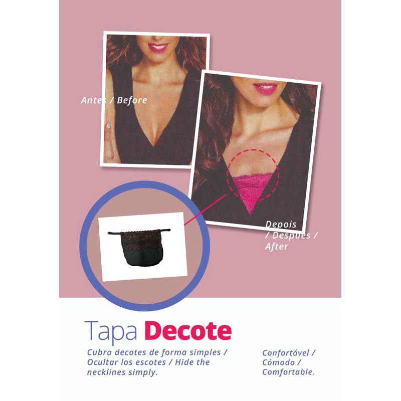 Tapa Decote  Para Blusas Tapa Sutiã Top Em Renda E Romantic Acessório Para Roupas Femininas  Adulto