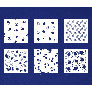 Stencil para Pintura Frutas 14x14cm em Oferta na Shopee