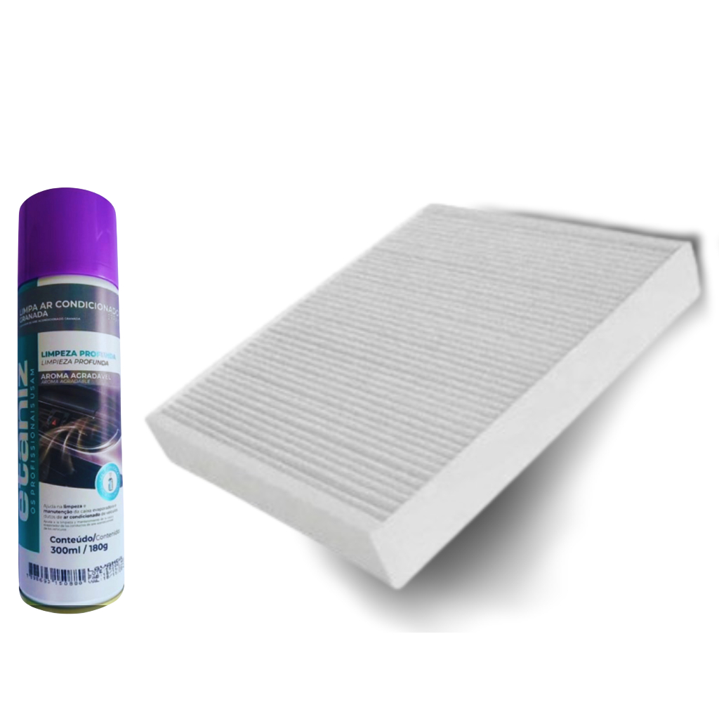 Filtro De Ar Condicionado Azera E Santa Fé 2009+higienizador CES2306 em Oferta na Shopee