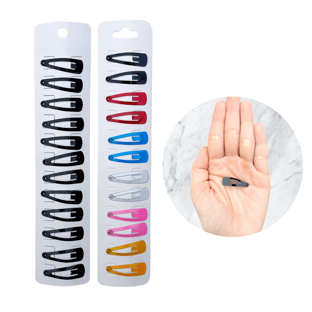 60 Presilhas Tic Tac Pequenas Para Cabelo Penteado 5 Cartelas