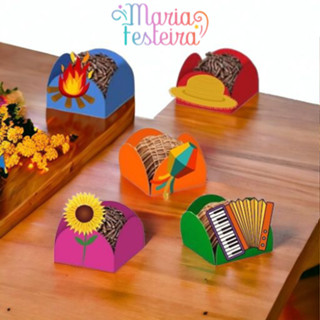50 Forminhas 3D Tema Festa Junina
