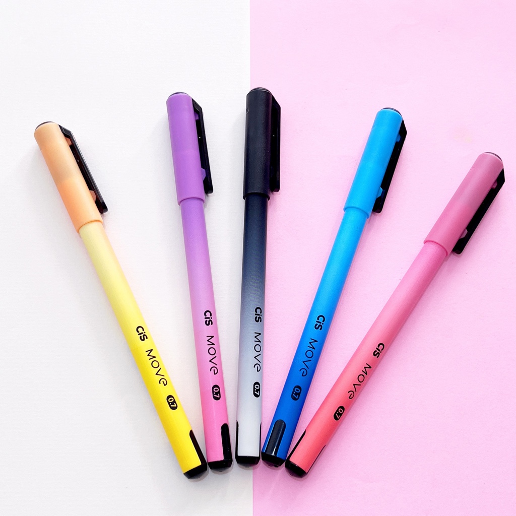 Kit Canetas Esferográficas CIS Move 0.7mm – 2, 3, 4 ou 5 Cores