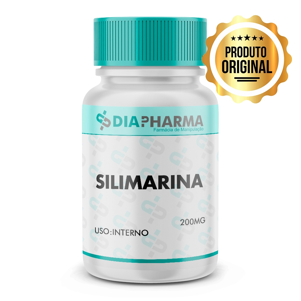 Silimarina (cardo mariano) com 200mg em Oferta na Shopee