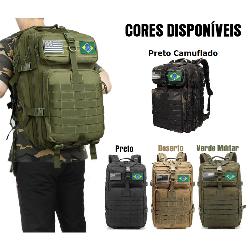 Mochila Estilo Militar: Onde Comprar | BuscaProdutos