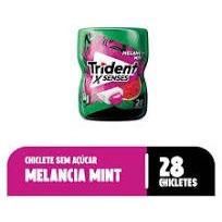 Trident Goma De Mascar X Senses Melancia Mint Garrafa 54G