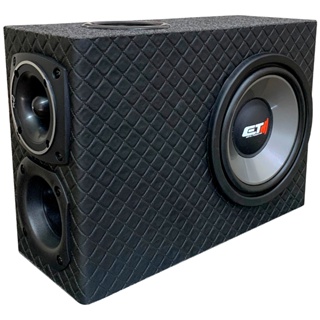Caixa Som Automotivo Trio Pequena Subwoofer Super Slim Grave Carro Corneta Tuiter Medio Agudo - Porta Mala em Oferta na Shopee