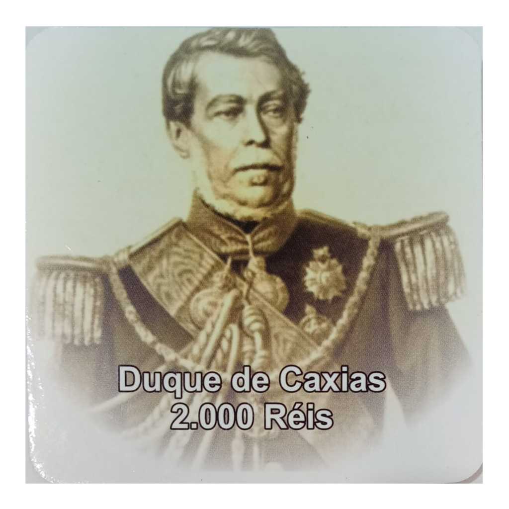 Cartela para moeda 2000 reis 1936 - 1938 - Duque de Caxias - organizer