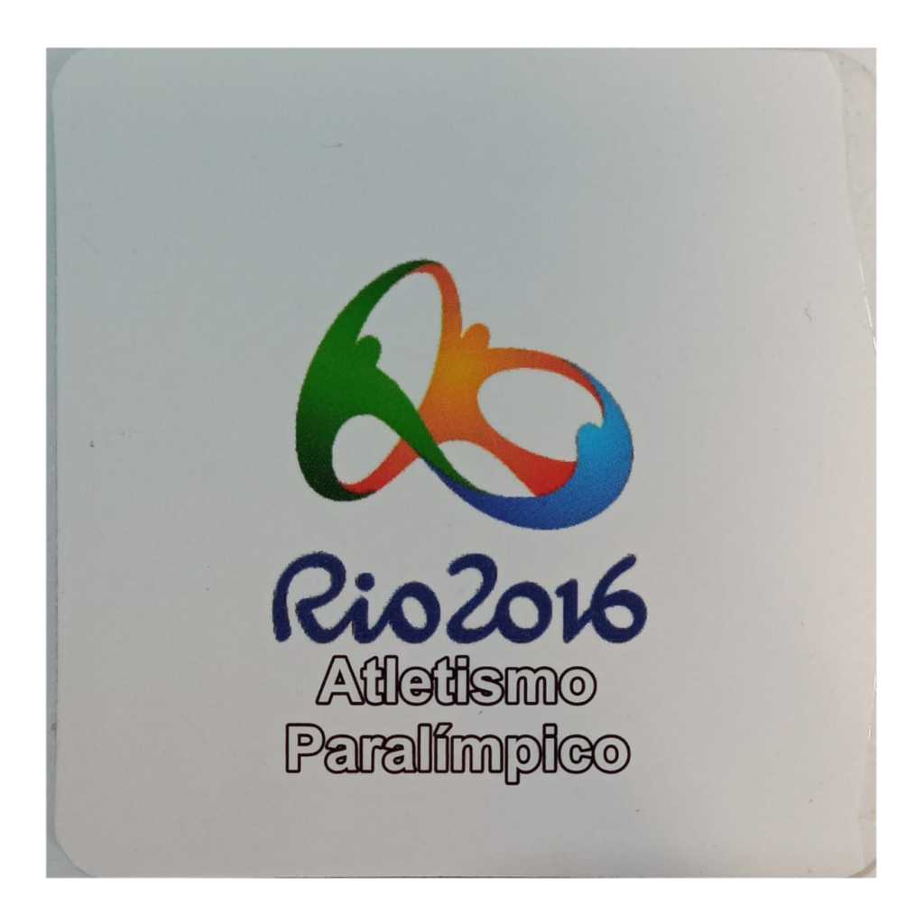 Cartela para moeda 1 real 2015 - Olimpíadas Atletismo Paralímpico – organizer