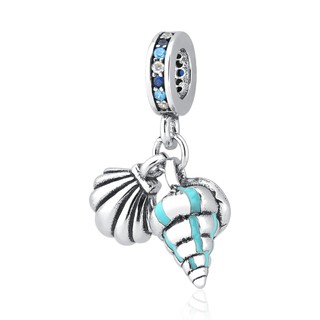 Berloque para Pulseira de Prata 925 Concha e Concha Caracol em Oferta na Shopee