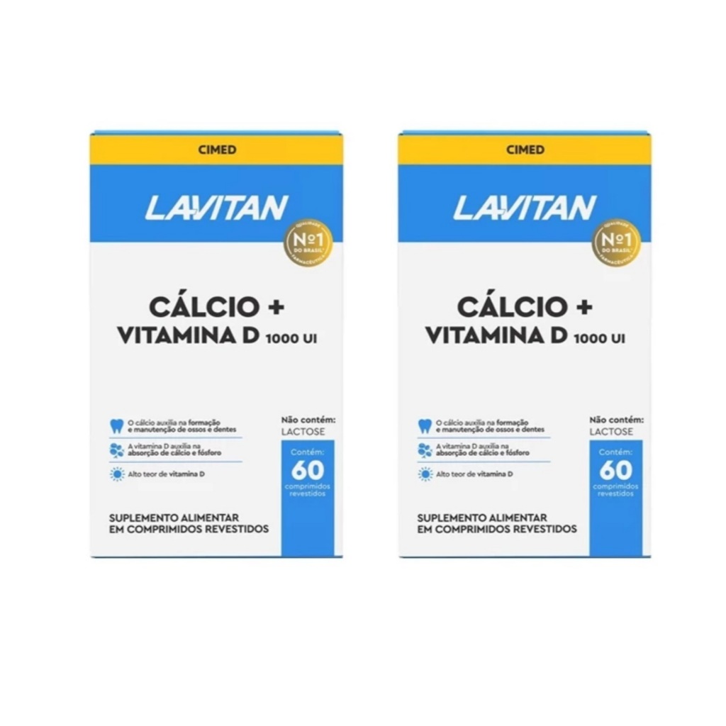 KIT 2Cx Lavitan Calcio+Vitamina D 60Cps