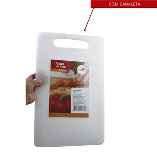 Tábua De Carne Legume Cozinha Churrasco 37cm Profissional 8mm Expessura