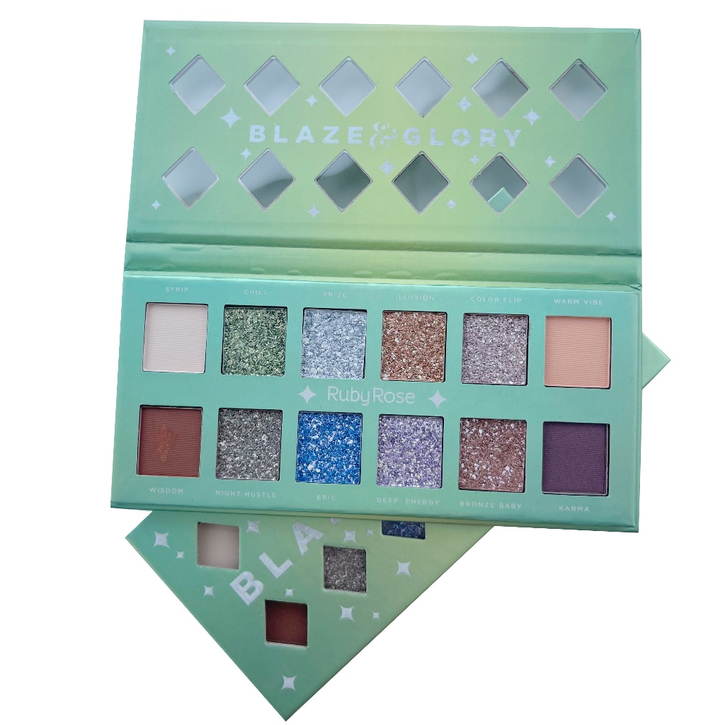 Paleta De Sombras Blaze & Glory Ruby Rose Hb 1083