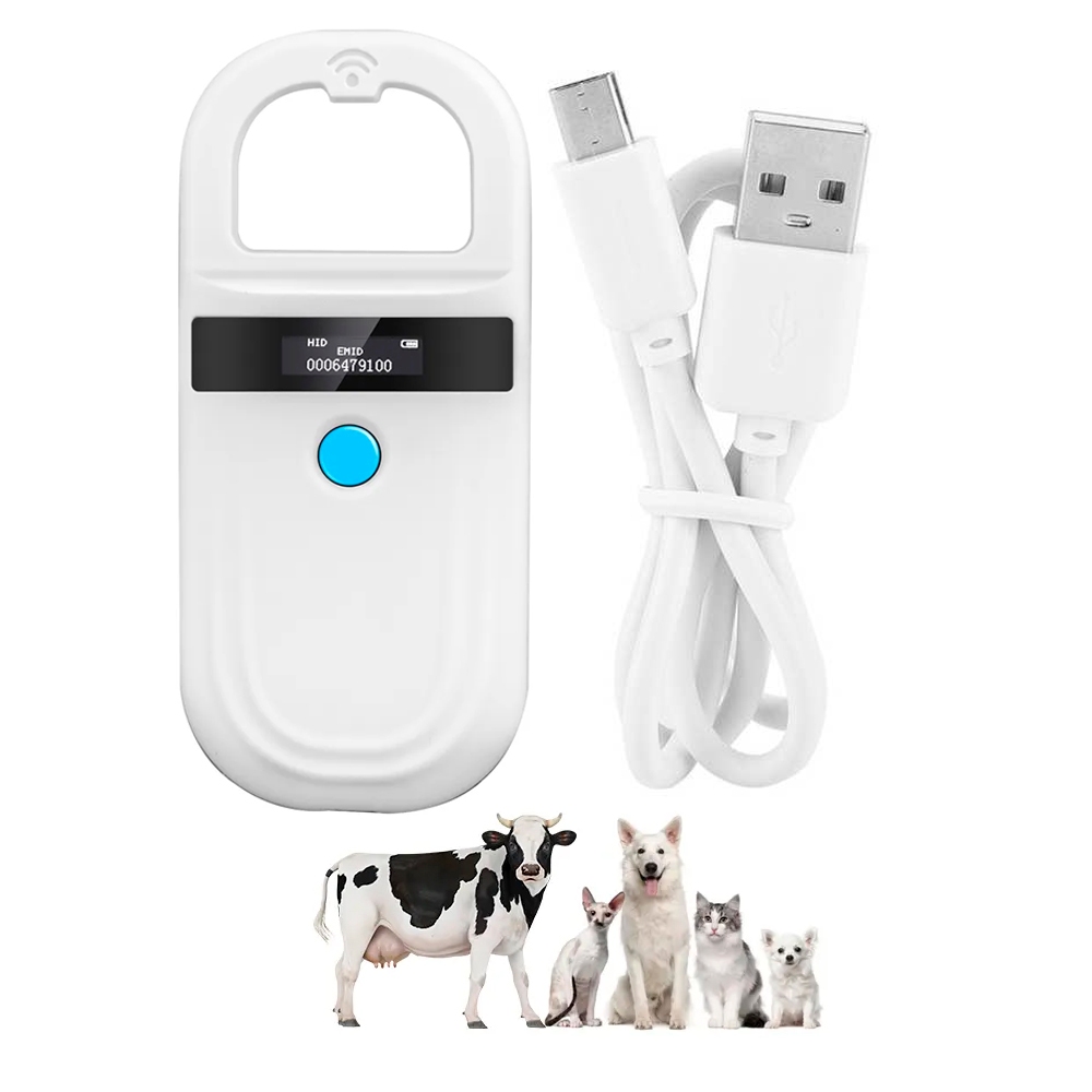 Leitor Microchip Animal Identificação Recarregável Universal em Oferta na Shopee