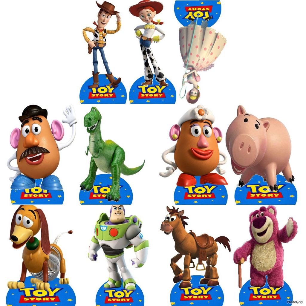 Toy Story kit decoração de festa infantil 11 display de 20cm