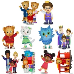 Daniel Tigre kit decoração de festa infantil 10 display de 20cm
