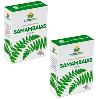 Kit 2 Unidades - Fertilizante Adubo Samambaia 150g NPK 12 08 06 Nutriplan Vitaplan em Oferta na Shopee