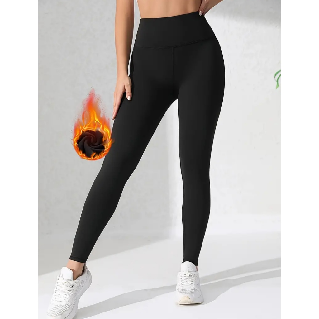 Legging Flanelada Grossa Calça Leg Peluciada Forrada Por Dentro Costura Reforçada Térmica Promo
