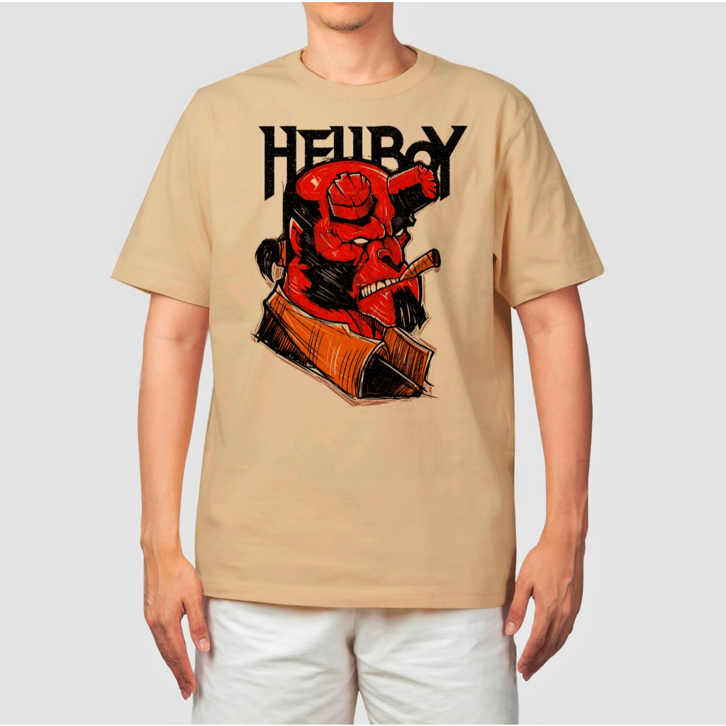 Camiseta Camisa Hellboy Batman Superman Filme Anime