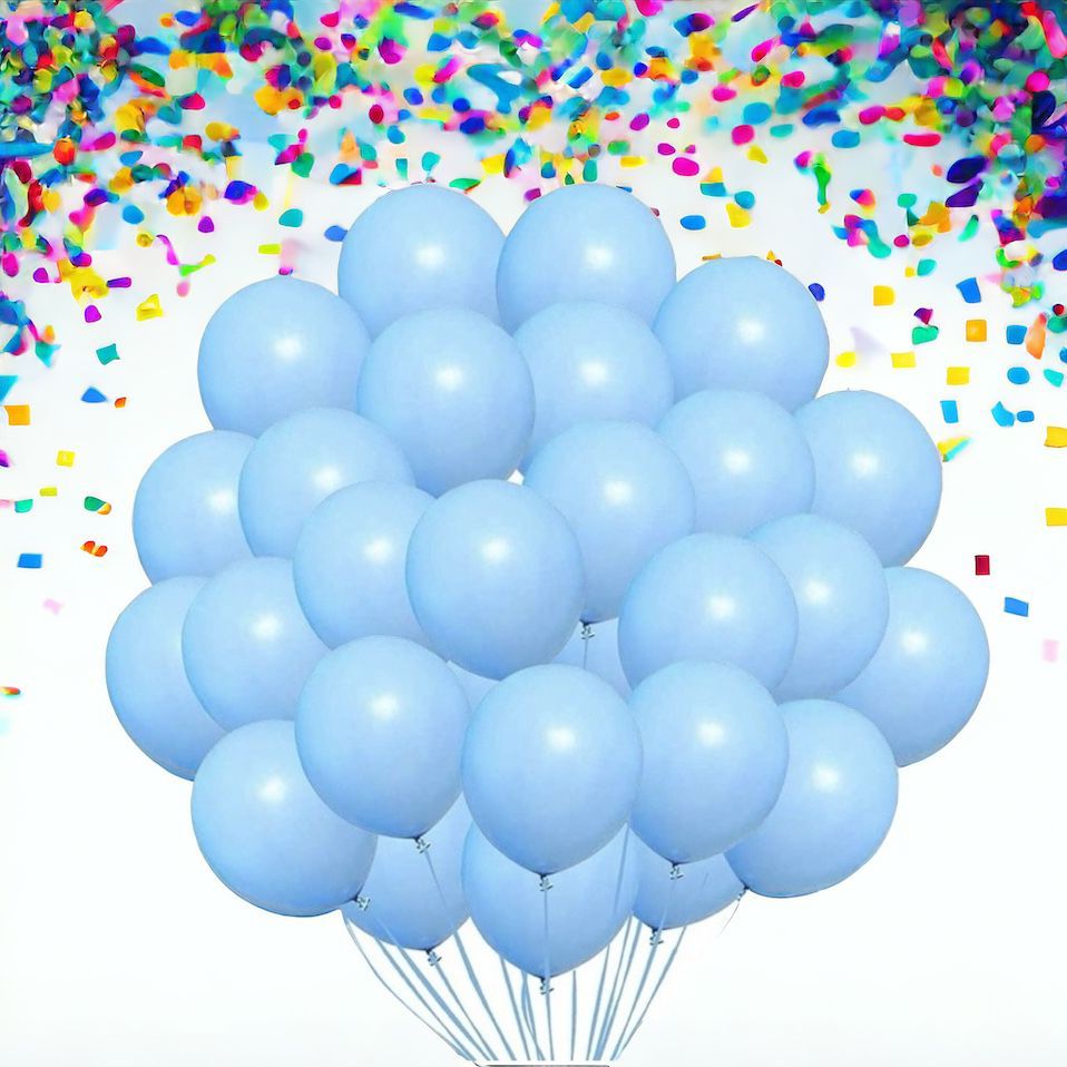 50~250 Balão Bexiga Nº 9 AZUL CANDY Cores Pasteis OFF em Oferta na Shopee