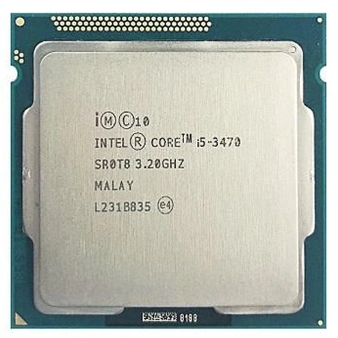 Processador Intel Core i5-3470 de 4 núcleos e 3.2GHz de frequência com gráfica integrada