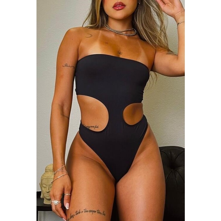 Body Com Decote Na Lateral Sexy Luxo Blogueirinha em Oferta na Shopee