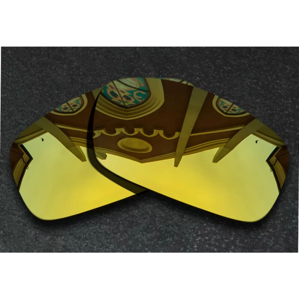 Lente Oculos Xsquared Dourada 24k Polarizada com proteção UV UVA 400