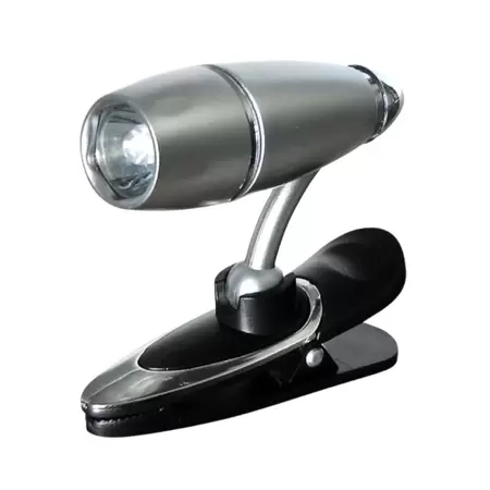 Kit 10 Luminária Lanterna De Leitura Led Clip Para Livro Leitura Ajustável Sem Fio