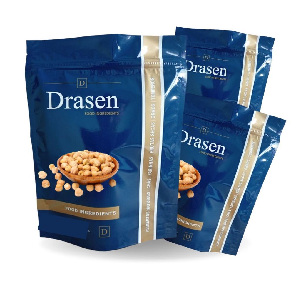 Kit 3kg Grão de Bico 7,0 mm - Drasen Food