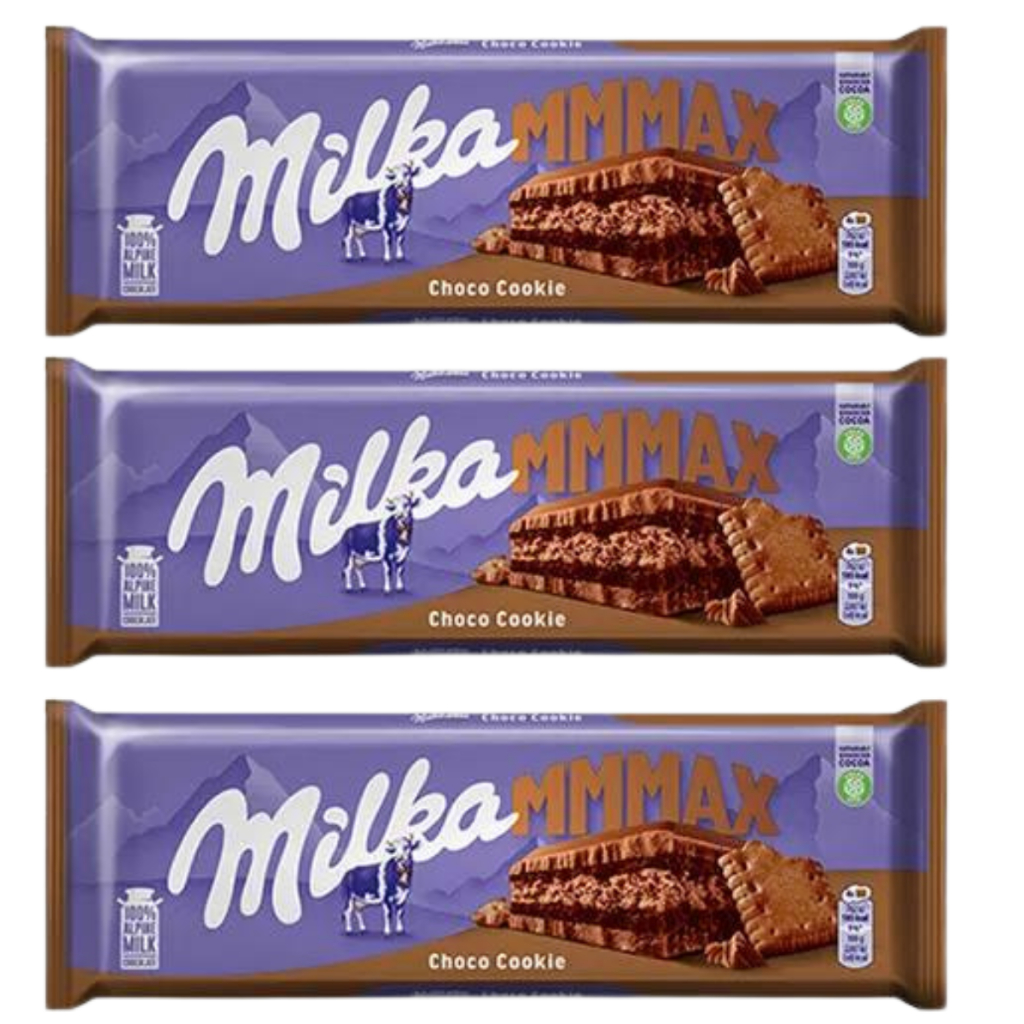 3 Chocolate Milka Choco Cookie Grande 300g