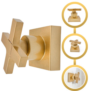 Acabamento Cruzeta Quadrado Registro Gaveta Chuveiro ABS Universal em Oferta na Shopee