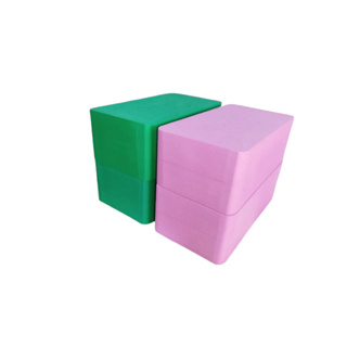 KIT 6 Bloco de Yoga/Pilates/fisioterapia Equilíbrio Treino Funcional Tijolinho em Oferta na Shopee