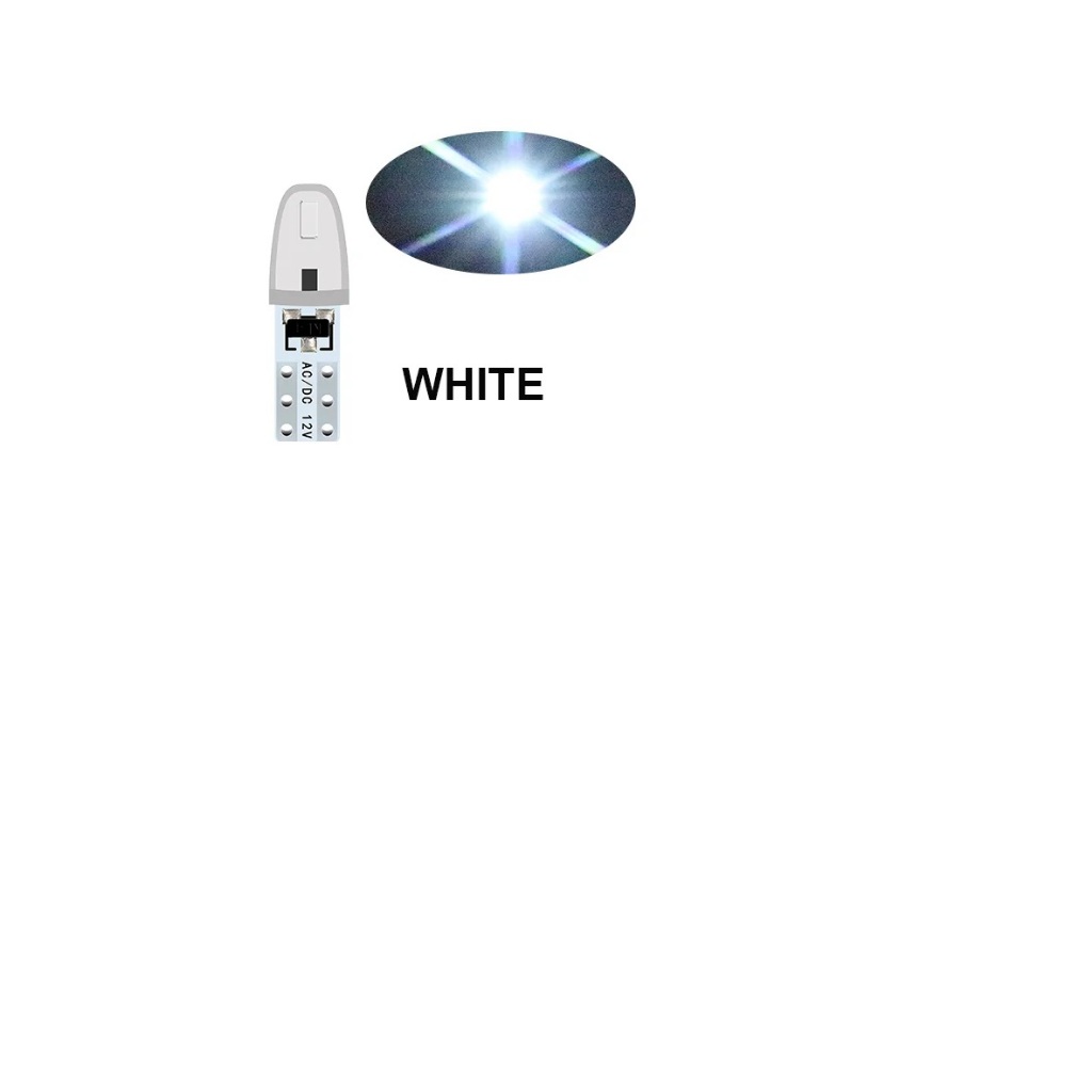 Lâmpada Led T5 Ice Blue Painel Comando Ar Palio G5 G6 G7 com 3 unidades