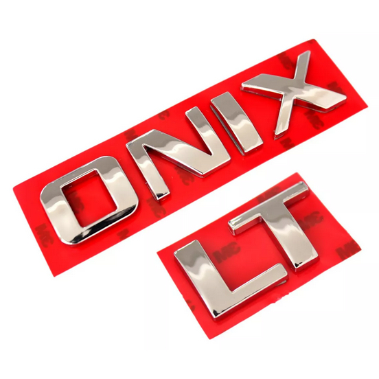 Kit Emblemas Traseiro Onix Lt Chevrolet Onix 2013 A 2024