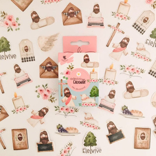 Adesivos Decorativos Na Caixinha Scrapbook 45 Peças Buendía em Oferta na Shopee