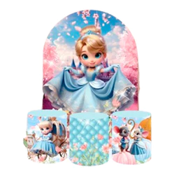 PAINEL ROMANO 2m ( A) X 1,50m ( L) + CAPAS CILINDROS CINDERELA CUTE