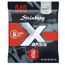 Kit 2x encordoamento Contra Baixo Strinberg 5 Cordas 0.40 Sb-50Eoament