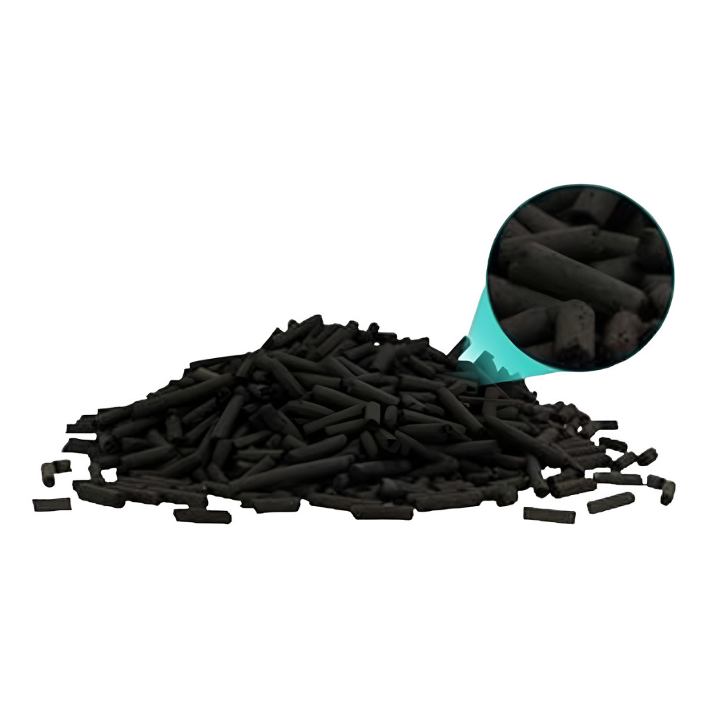 Carvão Ativado Peletizado 1KG Premium Para Aquários Lagos Marinho Água Doce Sump Filtro Perlon